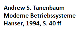 Bild: Literatur Tanenbaum